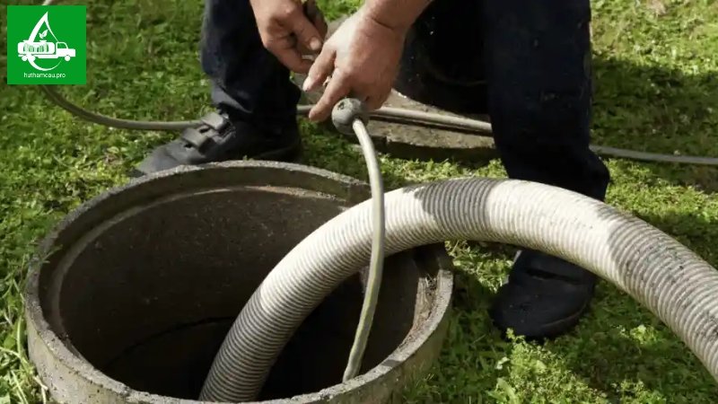 Dùng các thiết bị hiện đại khi hút hầm cầu