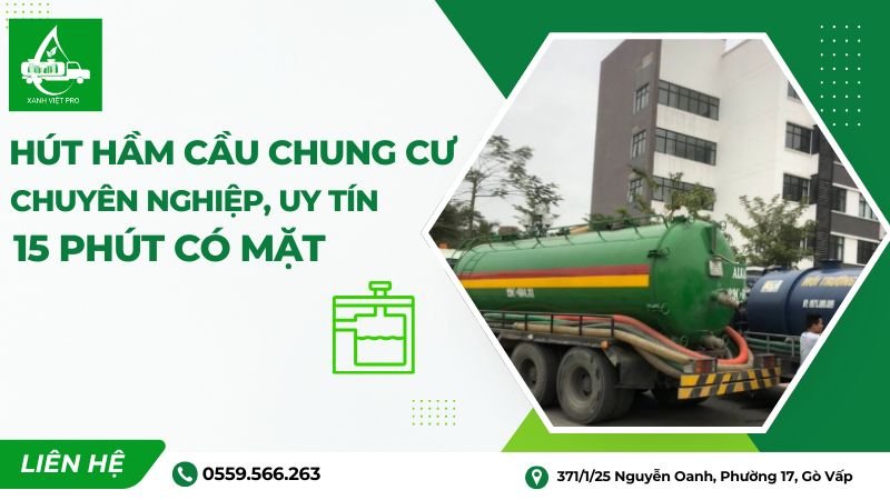 Hút hầm cầu chung cư