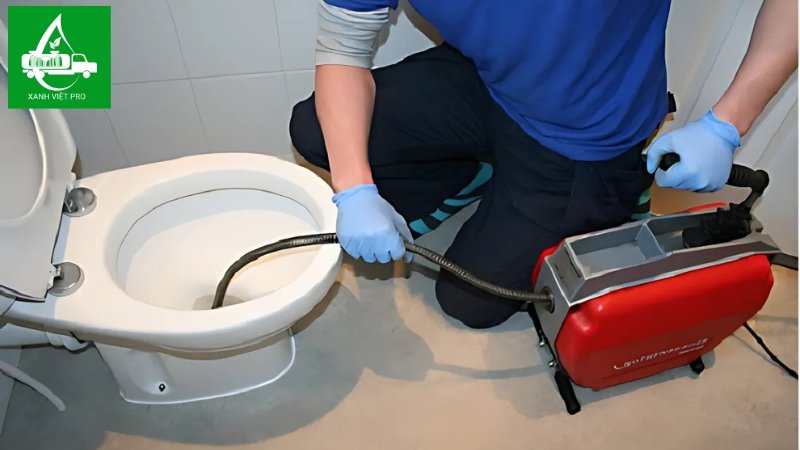 Hút hầm cầu không đục phá nền