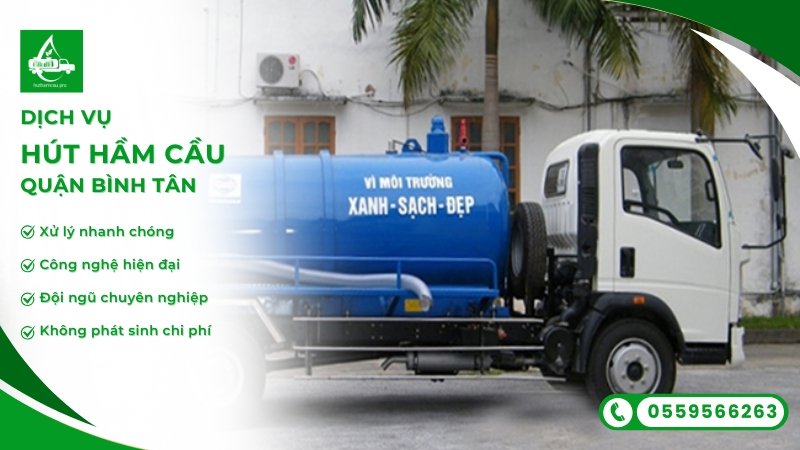 Hút hầm cầu khu vực Bình Tân