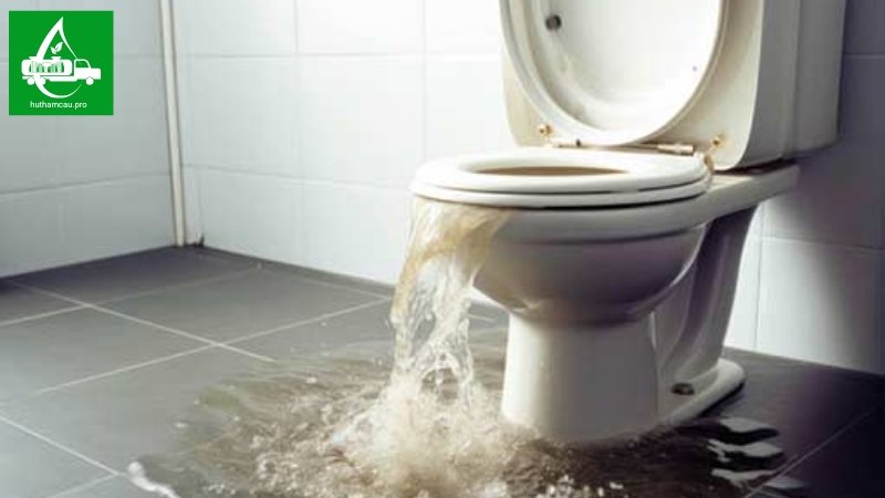 Nước bồn cầu trào ngược
