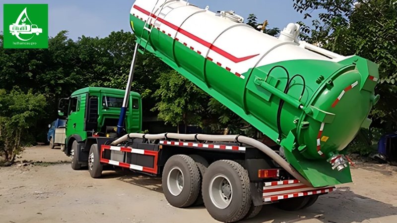 Xe hút hầm cầu công xuất lớn là gì?