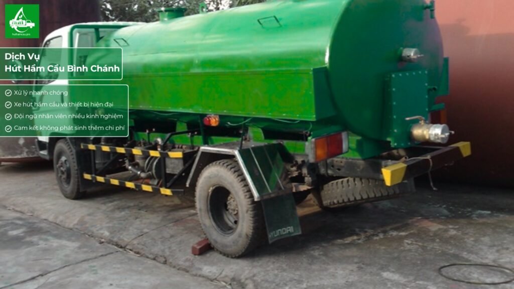 Dịch vụ hút hầm cầu tại khu vực Bình Chánh