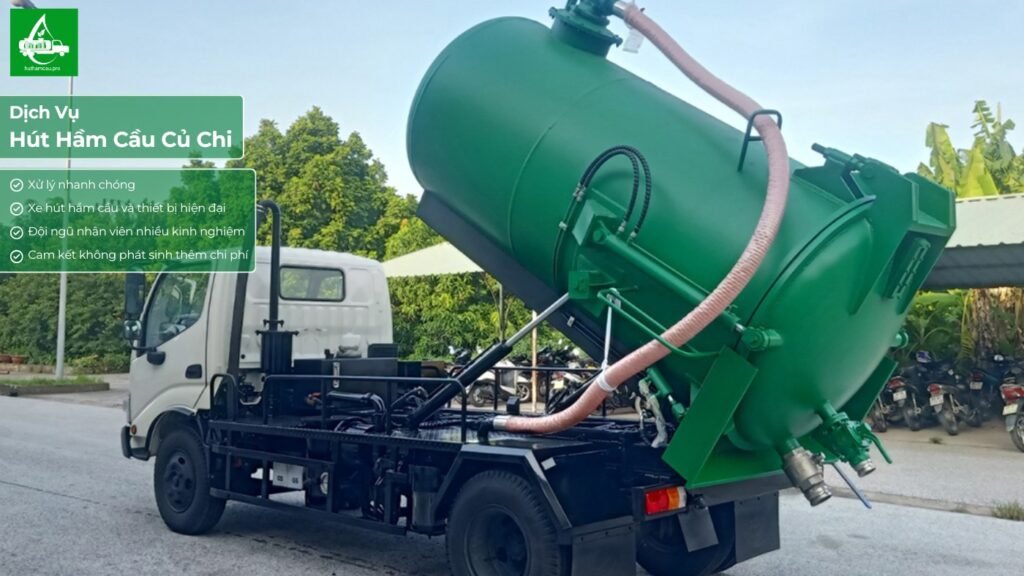 Dịch dịch vụ hút hầm cầu tại khu vực Củ Chi