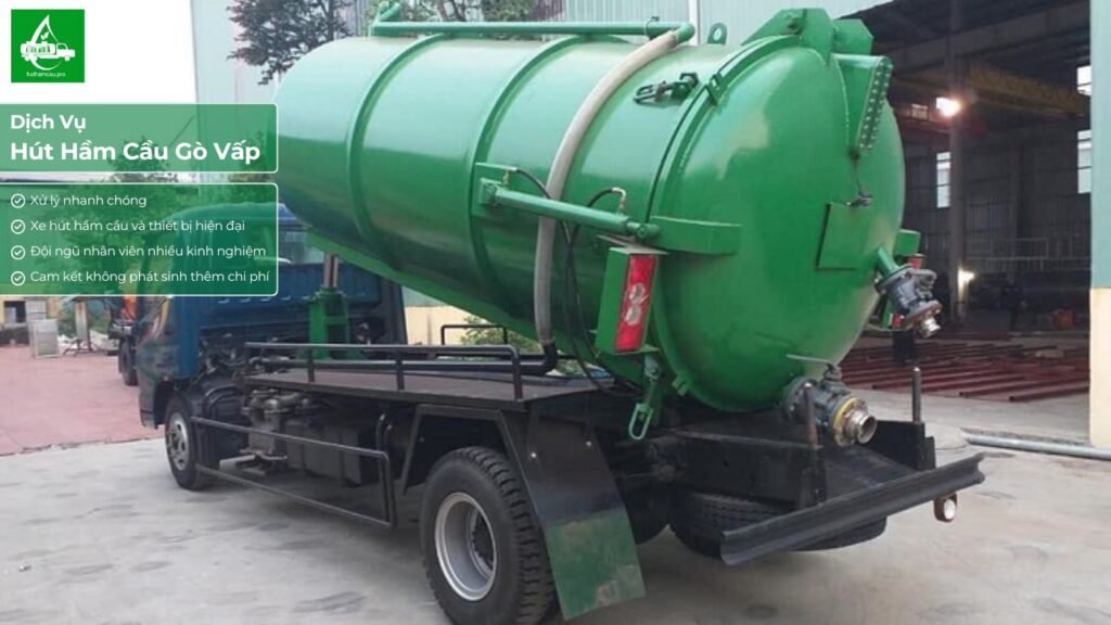 Dịch vụ hút hầm tại khu vực Gò Vấp