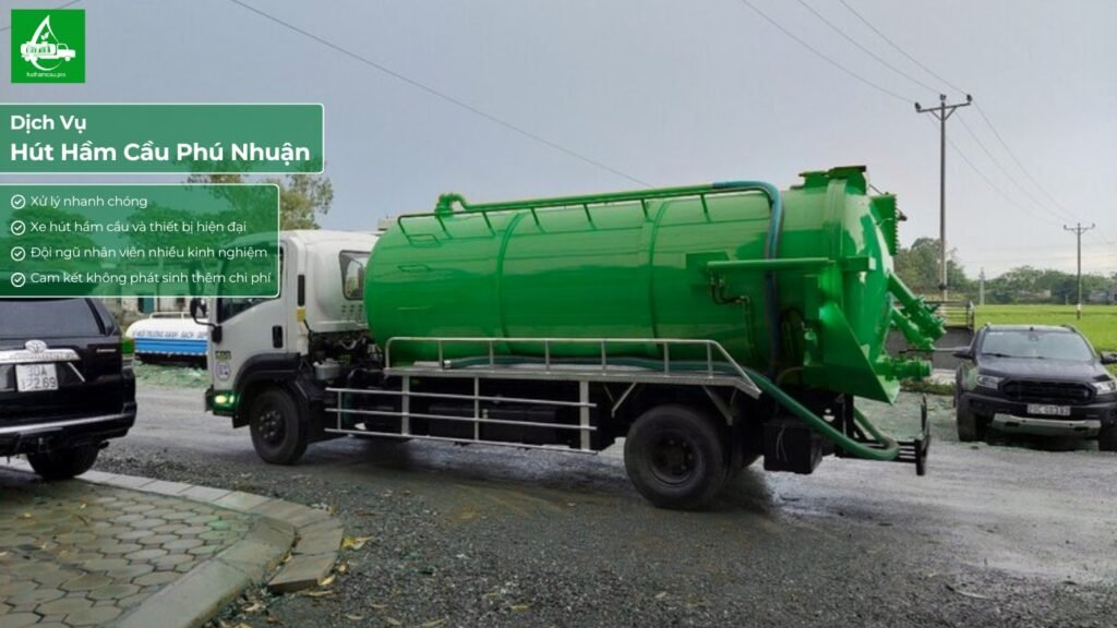 Dịch vụ hút hầm cầu tại khu vực Phú Nhuận