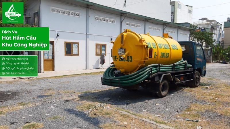 Hút hầm cầu dành cho khu công nghiệp