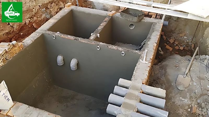 Thể tích bể phốt tiêu chuẩn khi thiết kế