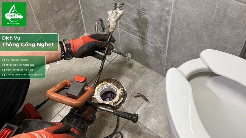 Thông cống nghẹt nhanh chóng