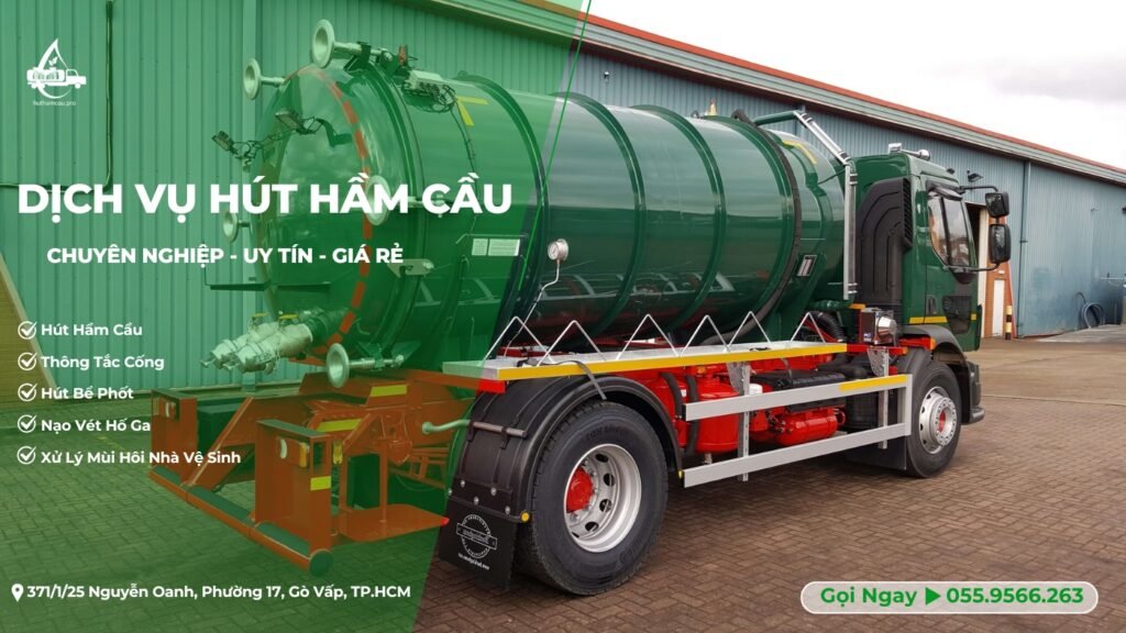 Xanh Việt Pro hút hầm cầu chuyên nghiệp