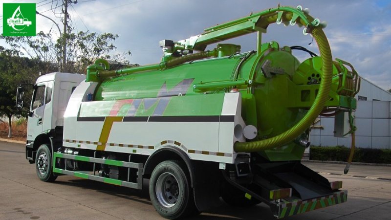Xe hút hầm cầu dành cho khách sạn, công ty