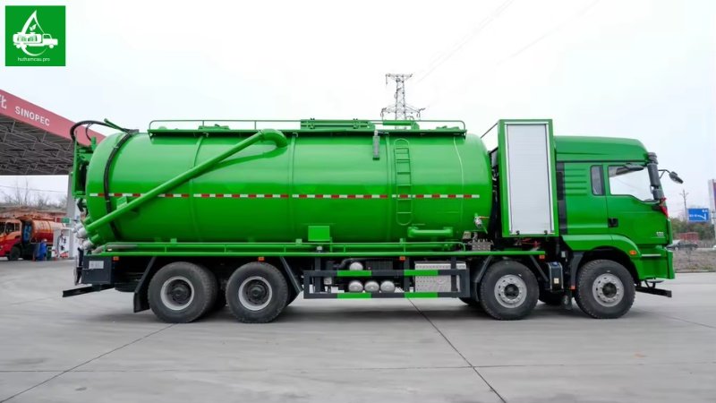 Xe hút hầm cầu dành cho khu công nghiệp, chung cư