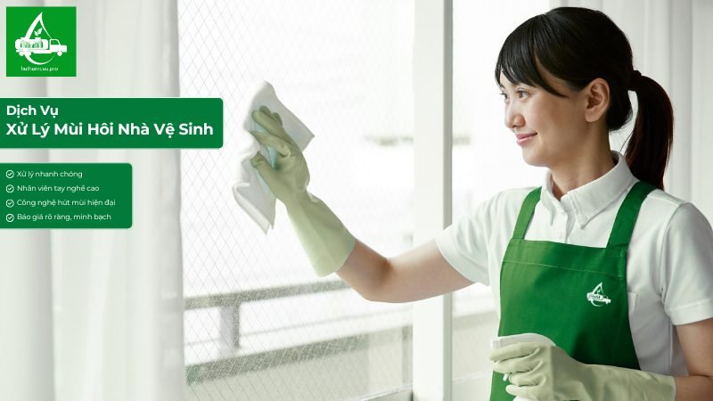 Xử lý mùi hôi nhà vệ sinh chuyên nghiệp