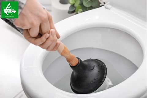 Các xử lý bồn cầu xuống nước bị chậm