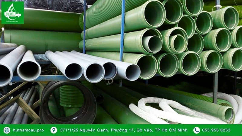 các loại ống thoát nước đa dạng kích thước