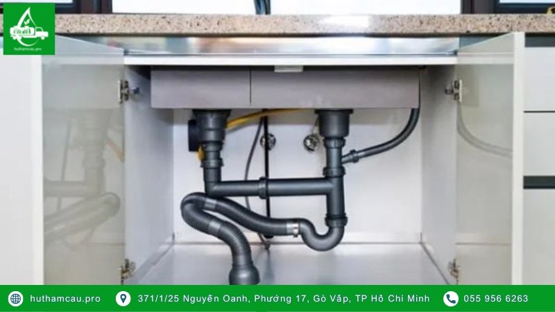 Đặt ống thoát nước cho chậu rửa