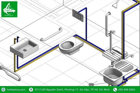 Hướng dẫn cách đặt ống thoát nước