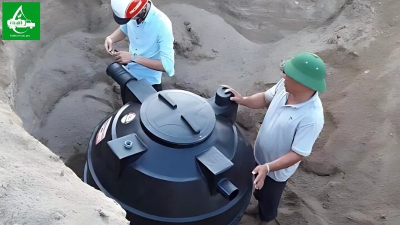 Kiểm tra linh kiện và chất lượng bể phốt