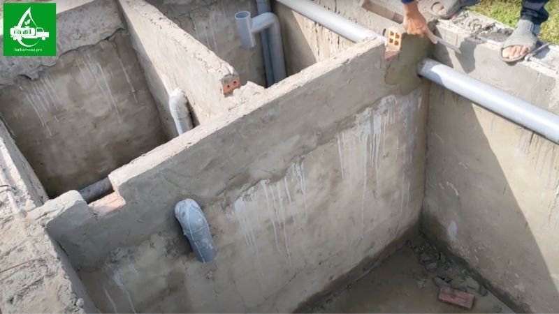 Những điều cần lưu ý khi xây bể phốt gia đình